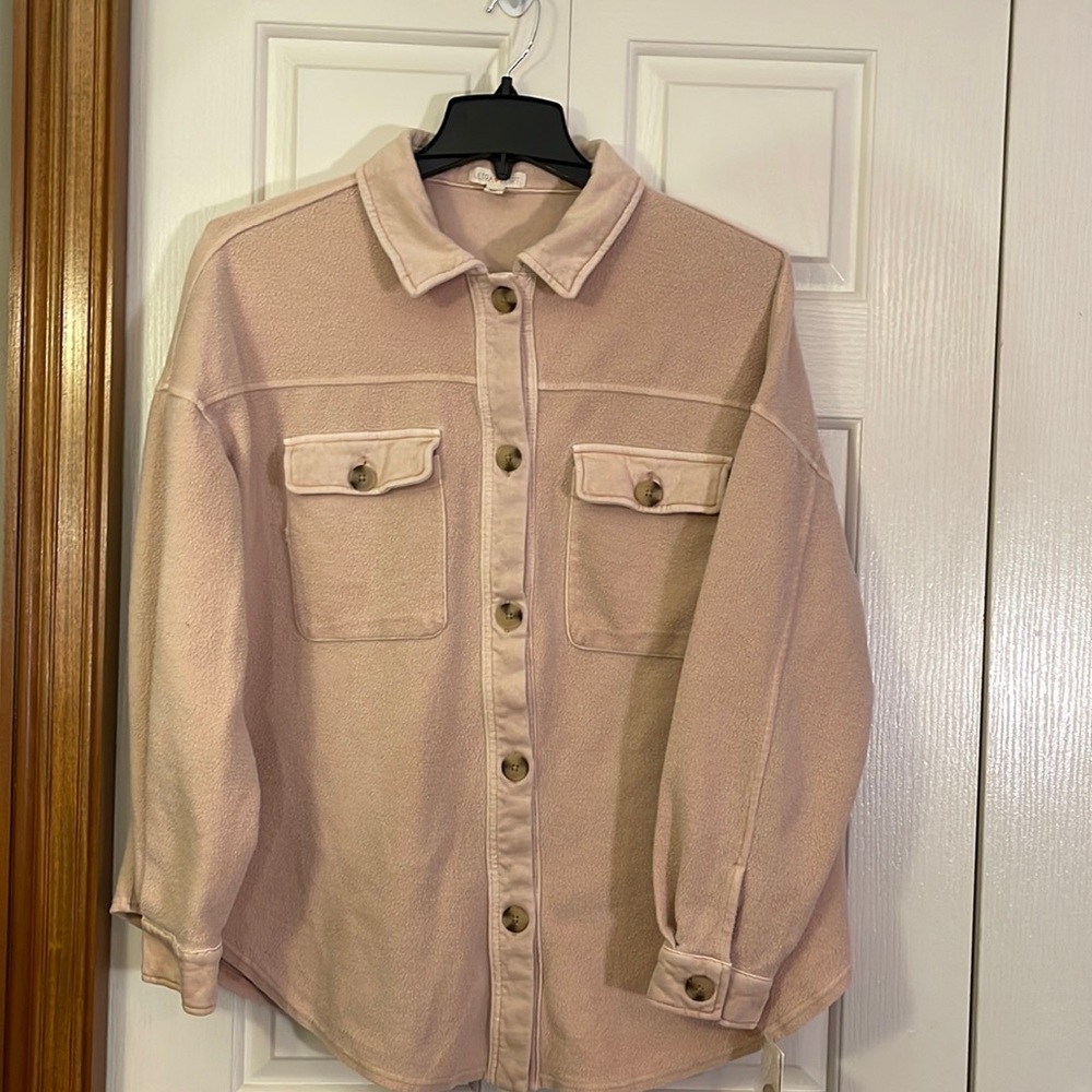 Women’s Ultra Flirt Reversed Shacket, Sz XL. NWT